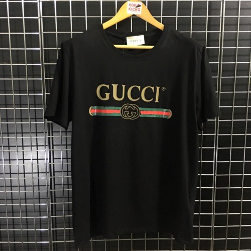 GG Washed Dull Gold Tee Black